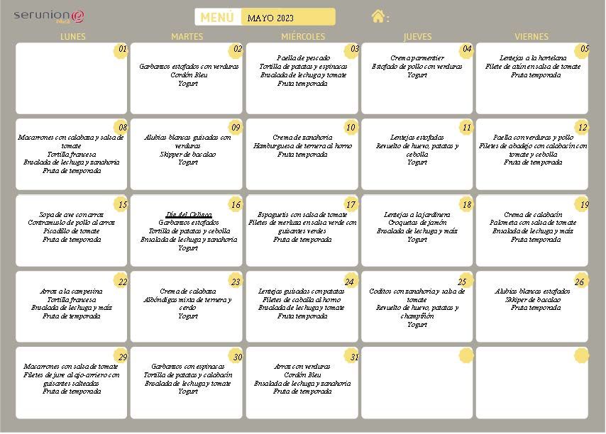 Menu mayopdf